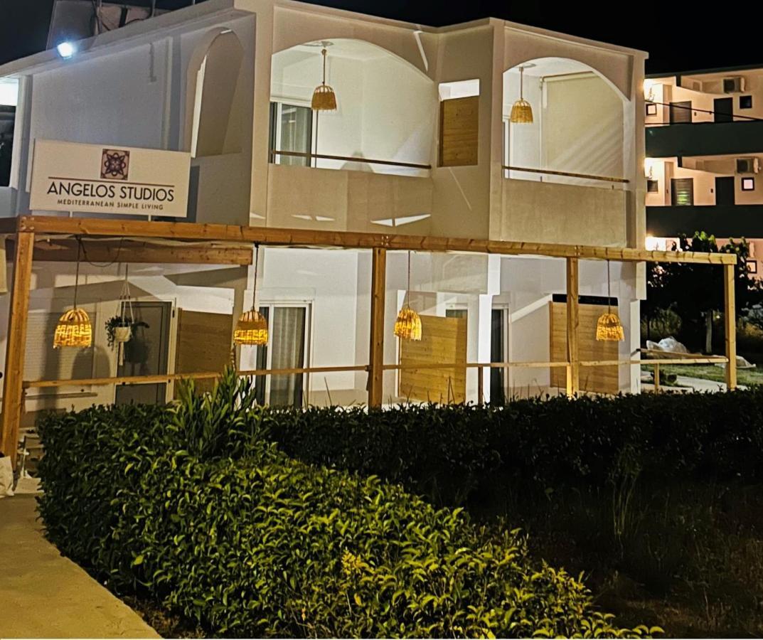 Angelos Studios 3-4 In Faliraki Rhodes-Upper Floor Exterior foto